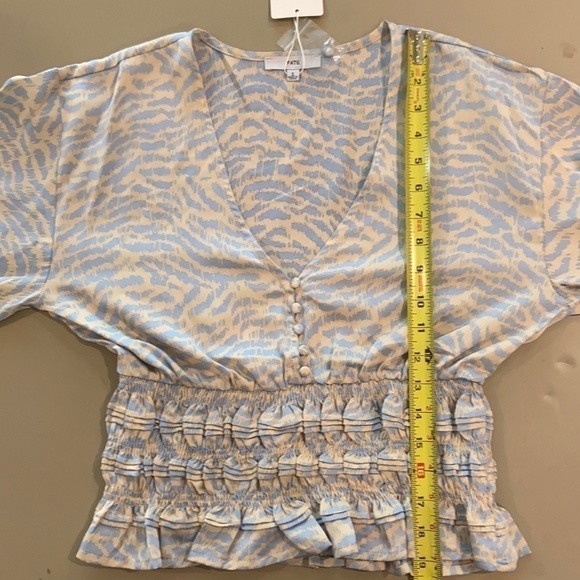 𝅺blue and bone blouse - Picture 6 of 6